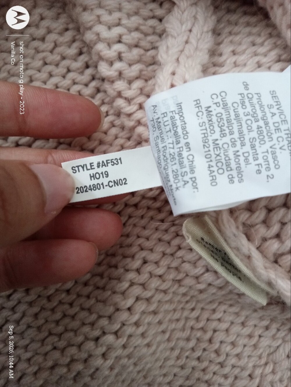 Madewell Brookdale Fair Isle Turtleneck Sweater Avalon Pink Small - Picture 7 of 11